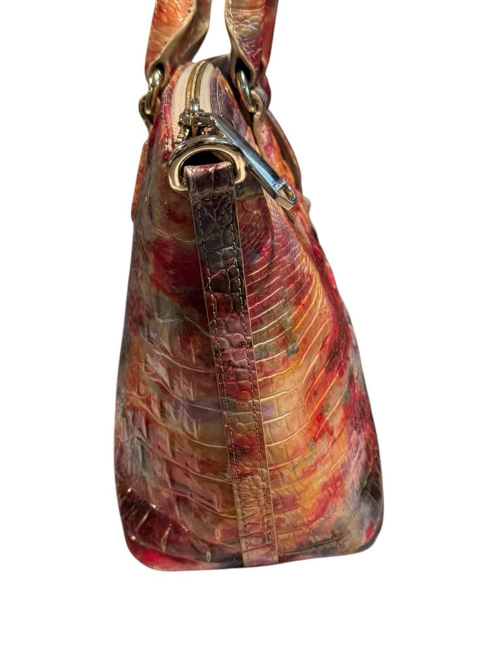 Brahmin Melbourne Duxbury Satchel in Candy - Picture 7 of 14